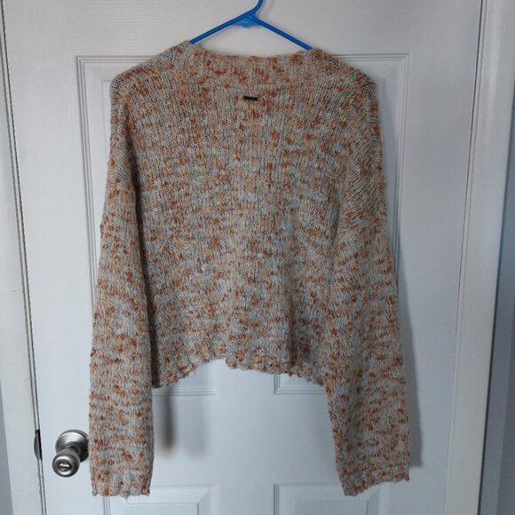 Billabong Catch Up Shaker Stitch V-Neck Cardigan, Size Large - Picture 5 of 6